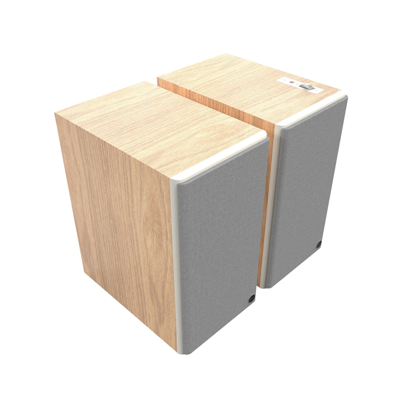 8" Klipsch NINES II Powered Speakers in Red Oak - NINESIIRO