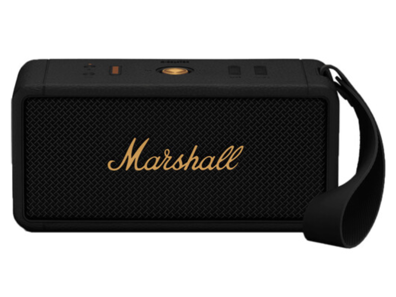 Marshall Portable Bluetooth Speaker Black And Brass - Middleton (B)