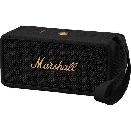 Marshall Portable Bluetooth Speaker Black And Brass - Middleton (B)