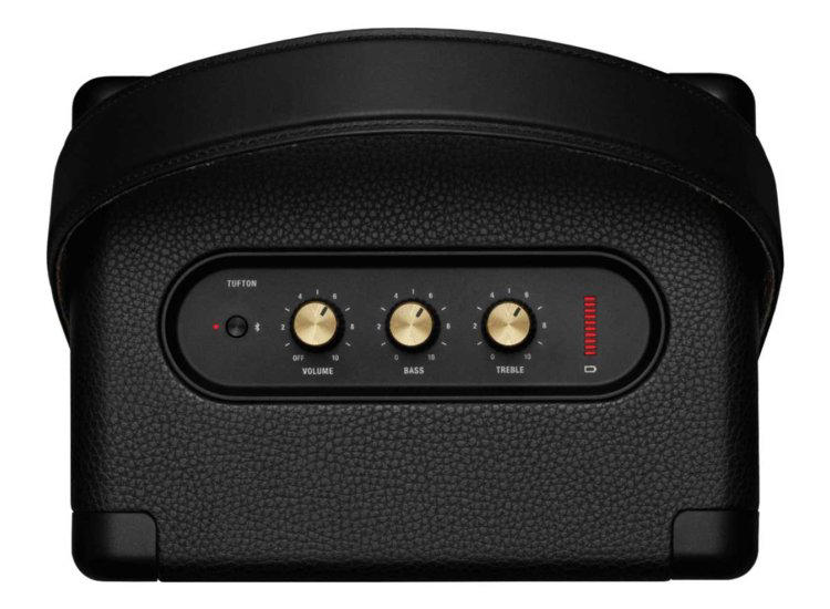 Marshall Portable Bluetooth Speaker Black and Brass - Tufton (B)