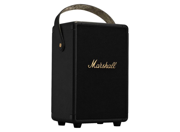 Marshall Portable Bluetooth Speaker Black and Brass - Tufton (B)