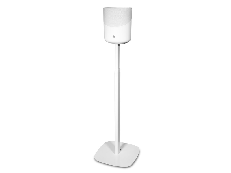 Bluesound Pulse M & Flex Adjustable Stand in White - FS230WHTUNV