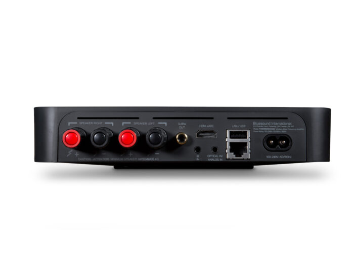 Bluesound Compact Wireless Music Streaming Amplifier in Black - N230BLKUNV