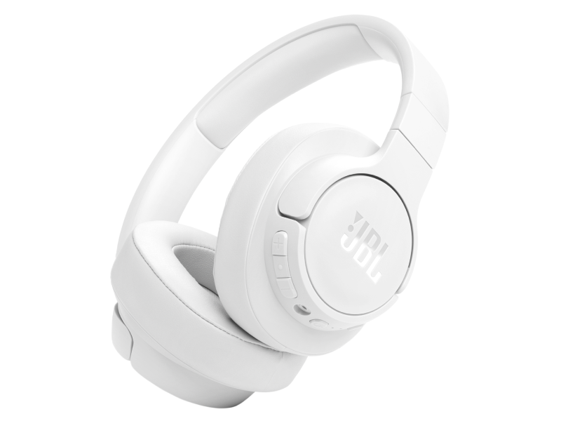JBL Tune 770NC Adaptive Noise Cancelling Wireless Over-Ear Headphones in White - JBLT770NCWHTAM