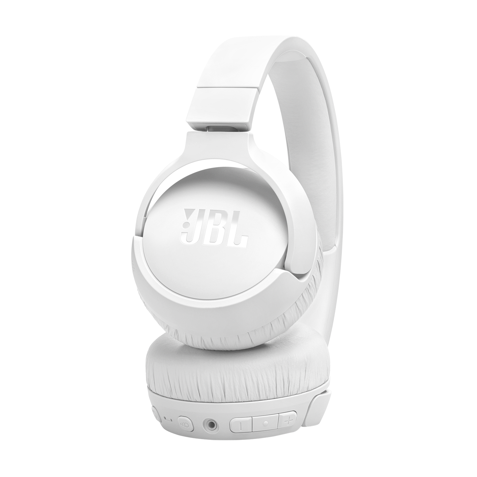 JBL Tune 670NC Adaptive Noise Cancelling Wireless On-Ear Headphones in White - JBLT670NCWHTAM