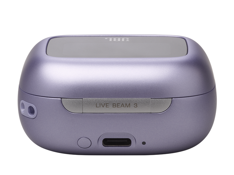 JBL Live Beam 3 True Wireless Noise-Cancelling Earbuds in Purple - JBLLIVEBEAM3PURAM