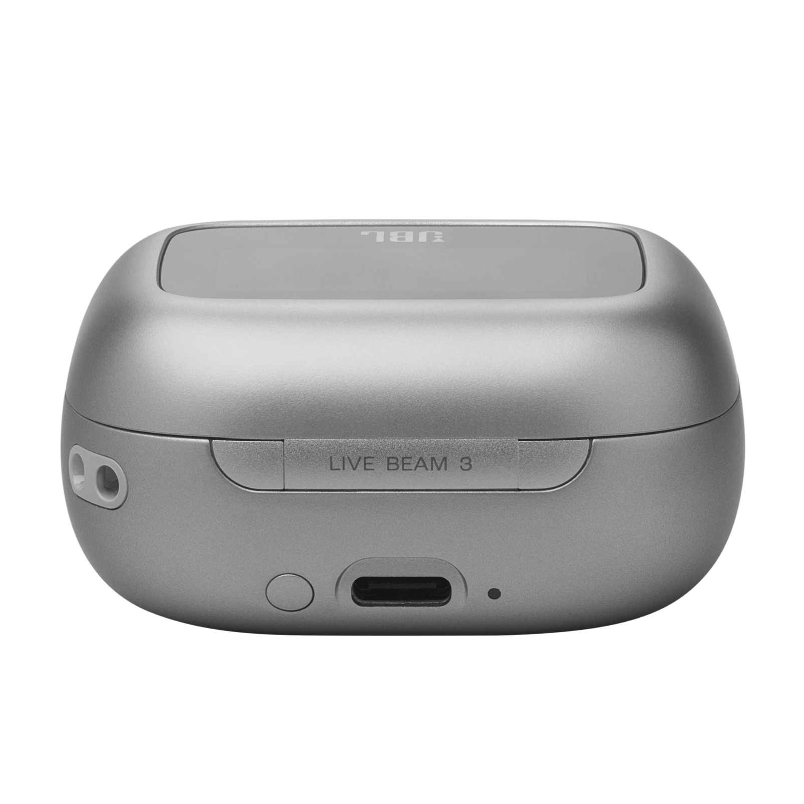 JBL Live Beam 3 True Wireless Noise-Cancelling Earbuds in Silver - JBLLIVEBEAM3SILAM