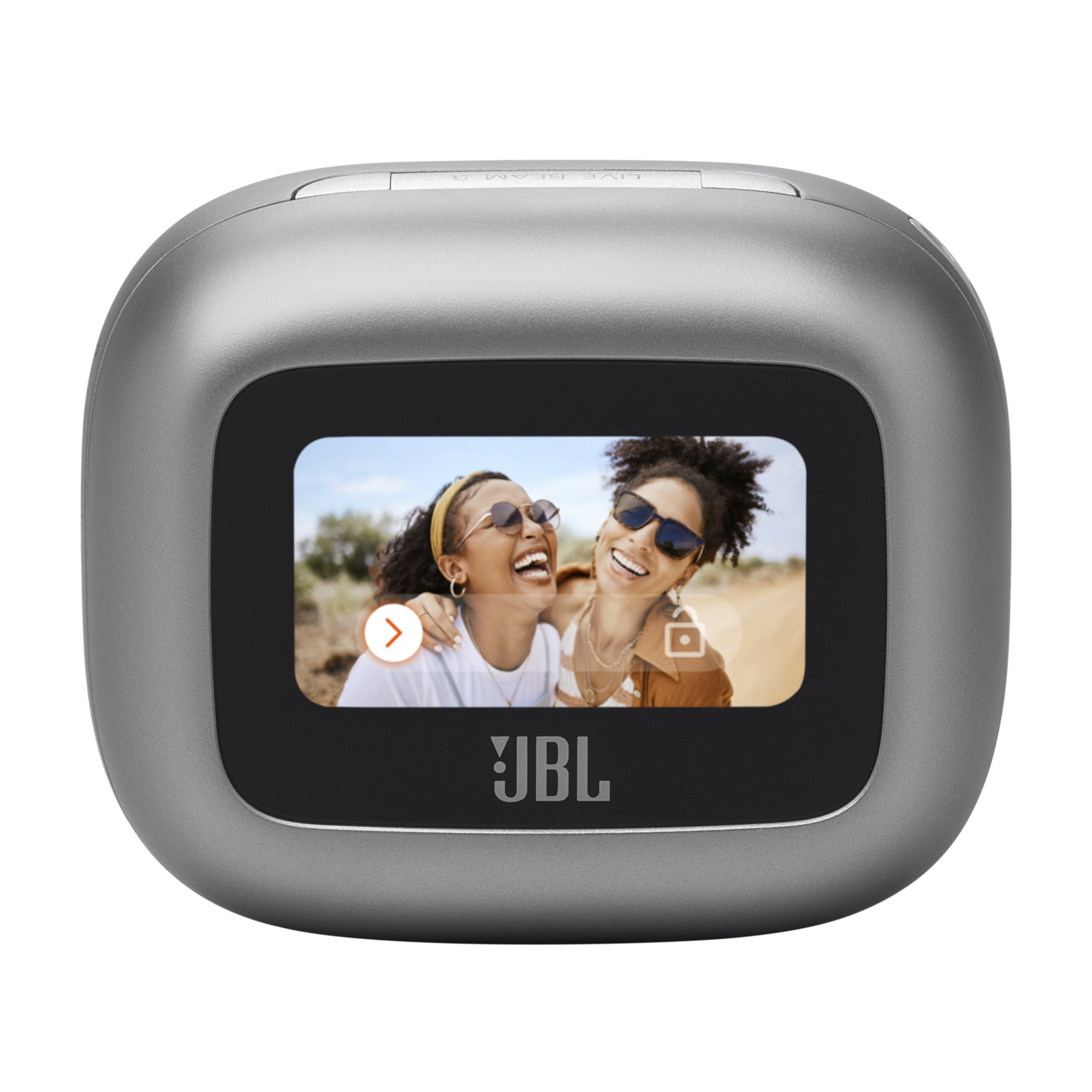 JBL Live Beam 3 True Wireless Noise-Cancelling Earbuds in Silver - JBLLIVEBEAM3SILAM