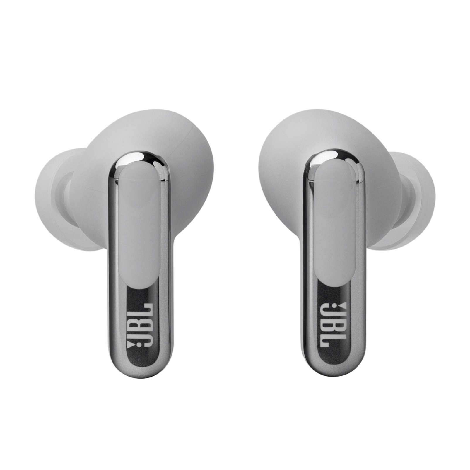 JBL Live Beam 3 True Wireless Noise-Cancelling Earbuds in Silver - JBLLIVEBEAM3SILAM