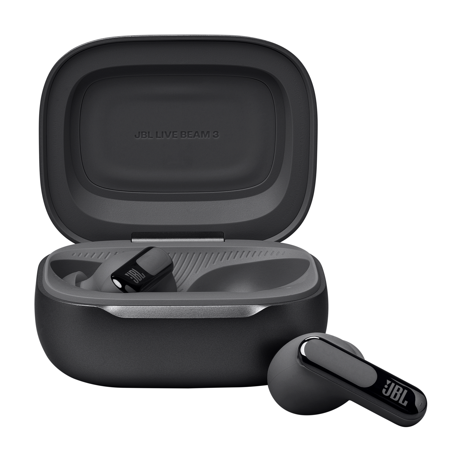 JBL Live Beam 3 True Wireless Noise-Cancelling Earbuds in Black - JBLLIVEBEAM3BLKAM