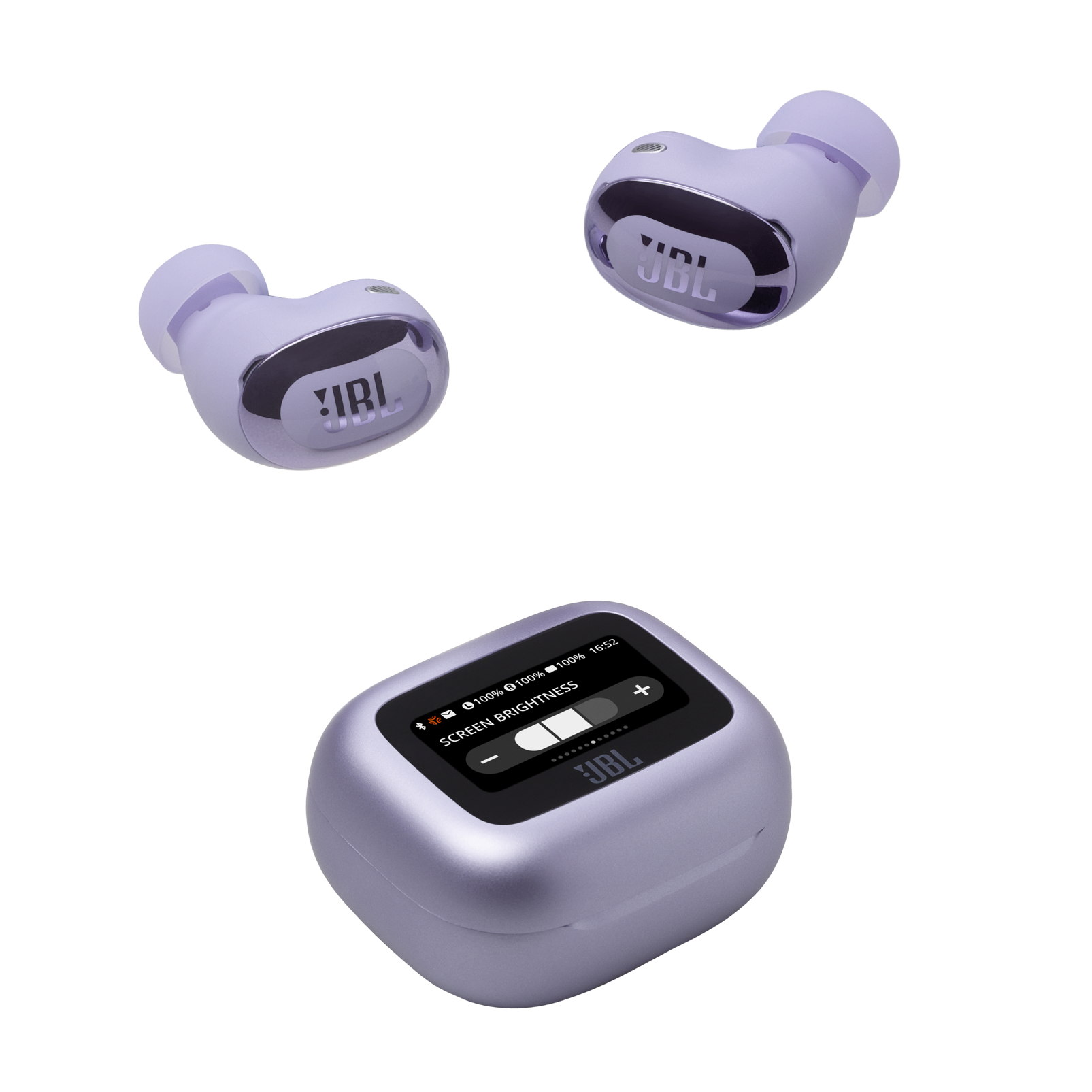 JBL Live Buds 3 True Wireless Noise-Cancelling Earbuds with Hi-Res Audio in Purple - JBLLIVEBUDS3PURAM