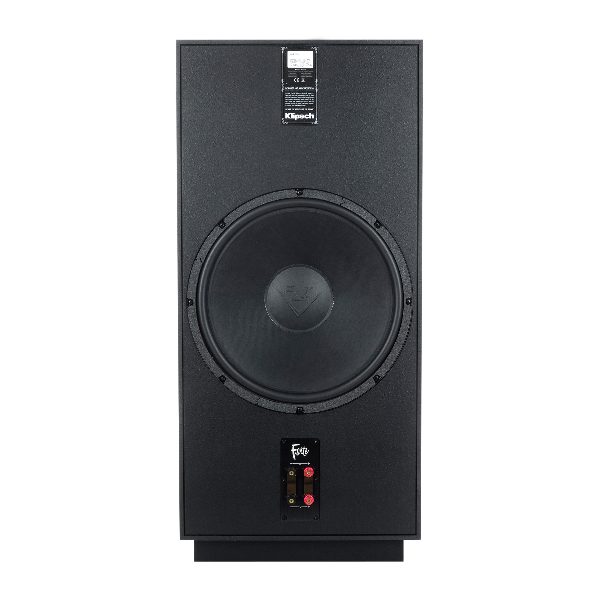 Klipsch Floorstanding Speaker in Black Ash - FORTEIVB