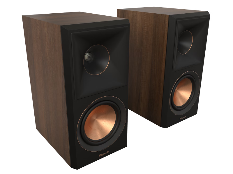 Klipsch Bookshelf Speakers in Walnut - RP500MWII