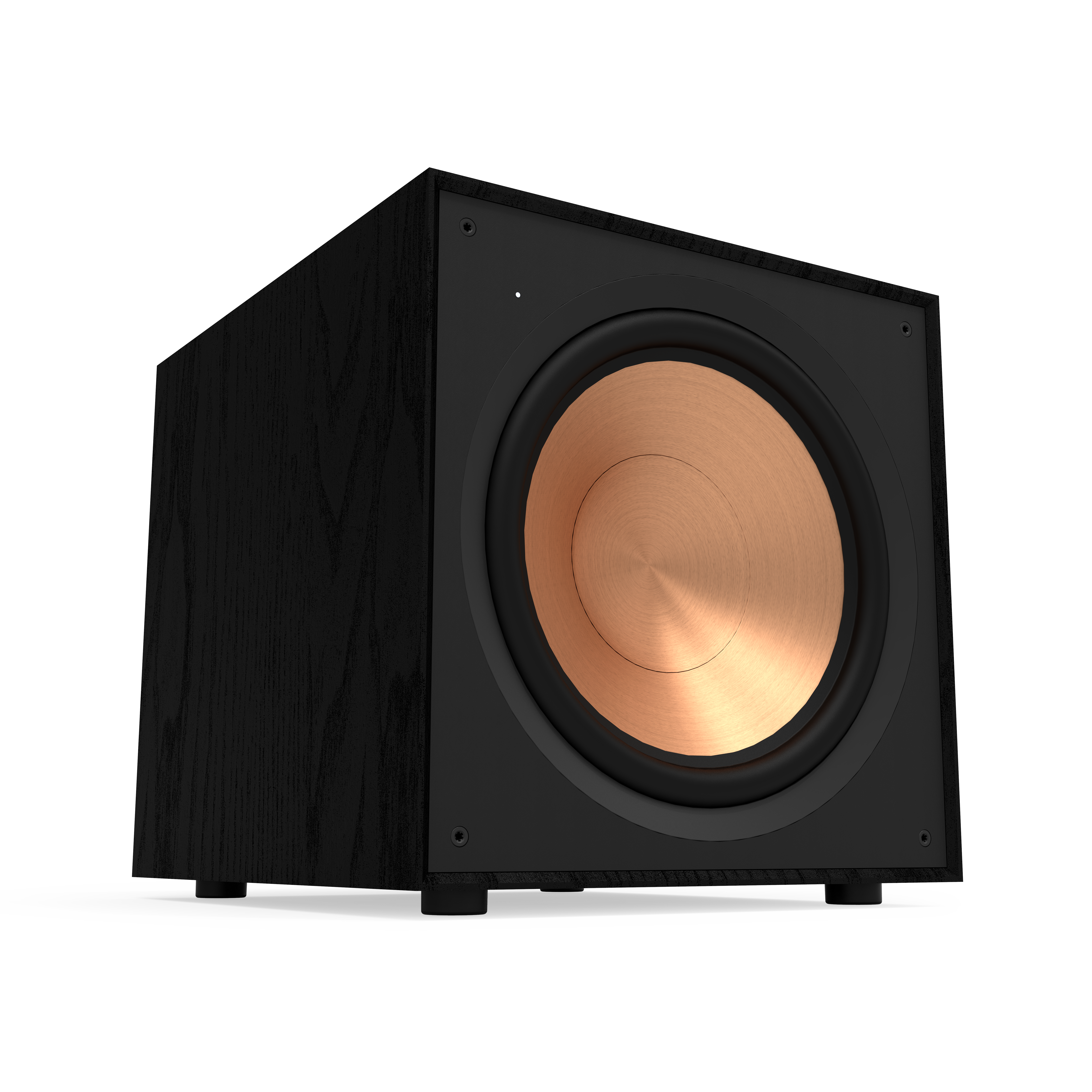 Klipsch 12 Inch Subwoofer in Black Textured Wood Grain Vinyl - R121SW