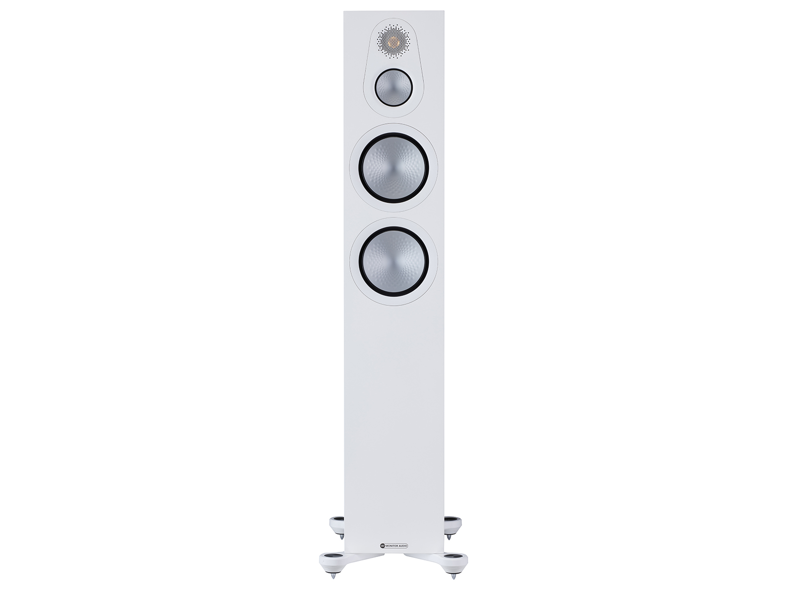 Monitor Audio Silver Series 300 7G Floorstanding Speaker In Satin White - S7G300WH