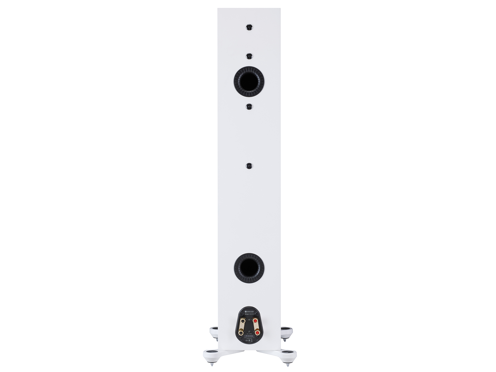 Monitor Audio Silver Series 300 7G Floorstanding Speaker In Satin White - S7G300WH