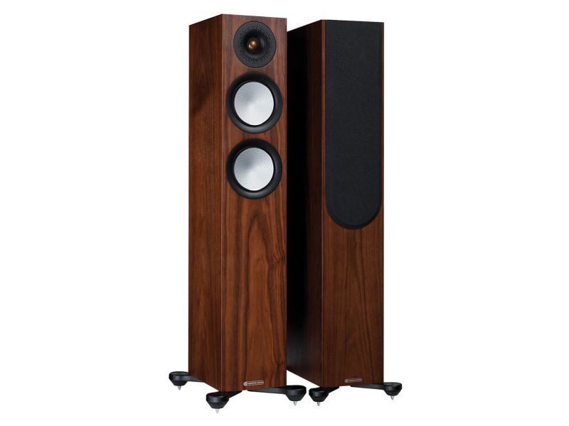 Monitor Audio Silver Series 200 7G Floorstanding Speaker In Natural Walnut - S7G200WN