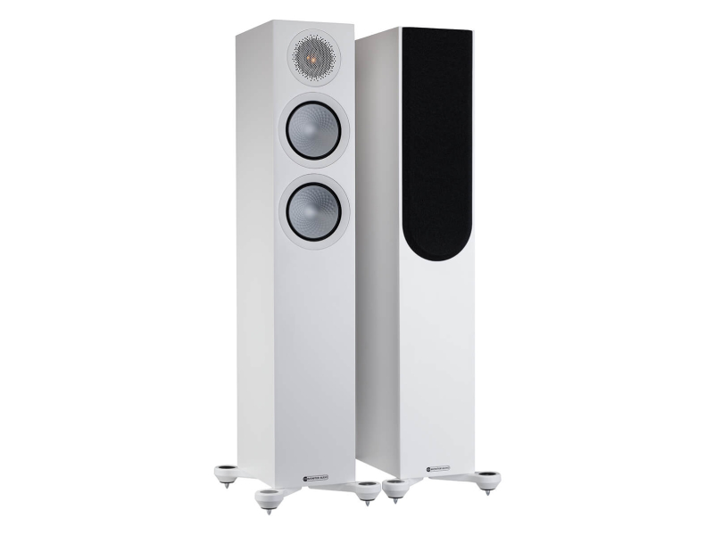 Monitor Audio Silver Series 200 7G Floorstanding Speaker In Satin White - S7G200WH
