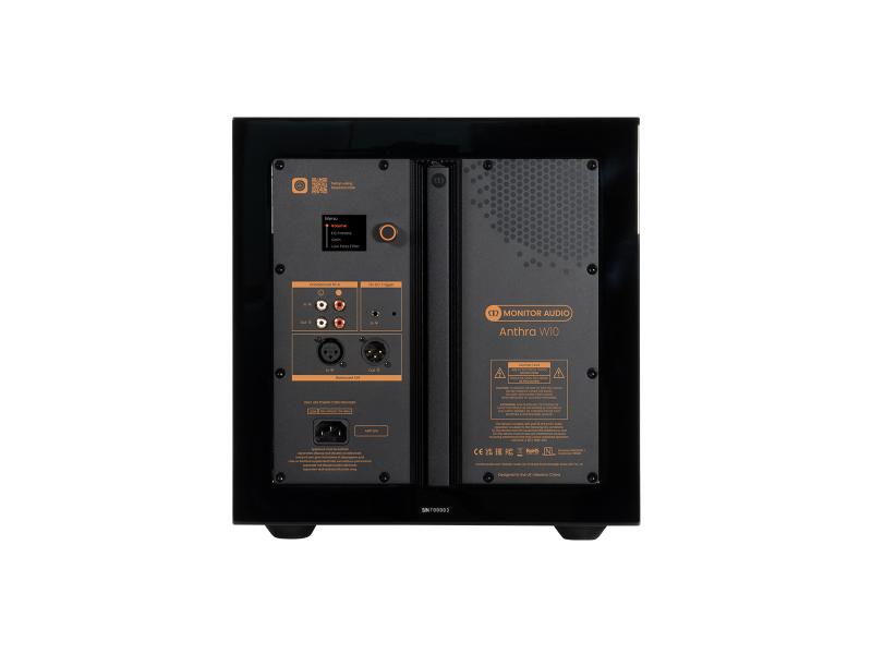 Monitor Audio Anthra W10 Subwoofer In High Gloss Black - ANTHW10BGU