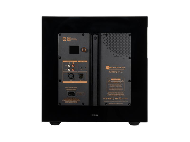 Monitor Audio Anthra W12 Subwoofer In High Gloss Black - ANTHW12BGU