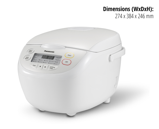 Panasonic Perfectly Textured, Great Tasting Rice Cooker - SRCN188