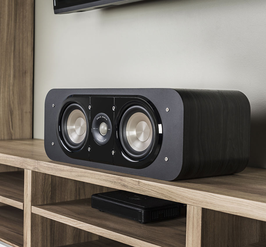Polk Audio Signature Series HiFi Home Theater Center Speaker - S30 Black Walnut
