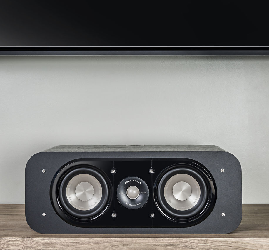 Polk Audio Signature Series HiFi Home Theater Center Speaker - S30 Black Walnut