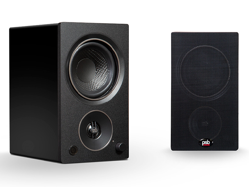 PSB Speakers Compact Powered Speakers in Black - Alpha AM3 BLK