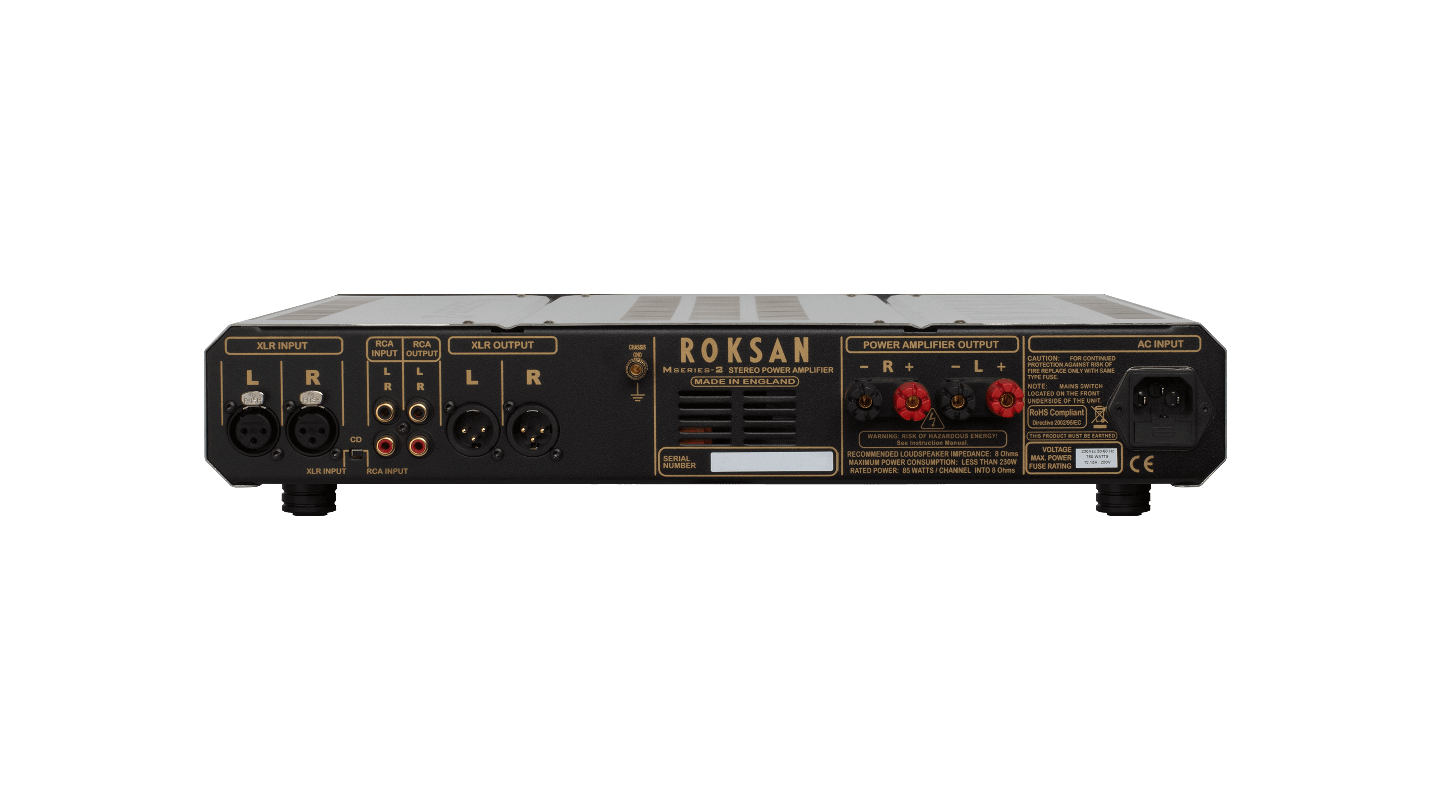 Roksan Audio Caspian Power Amplifier - CASPOWAMPBLK
