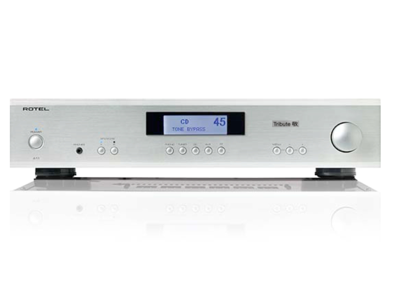 Rotel A11 Tribute Class AB 50W Integrated Amplifier In Silver - A11V03S