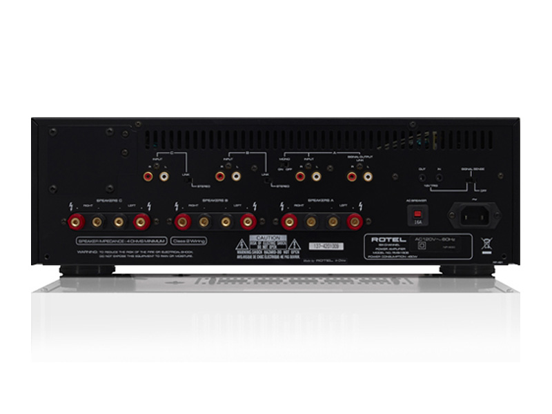 Rotel 6-Channel Power Amplifier in Black - RMB1506B
