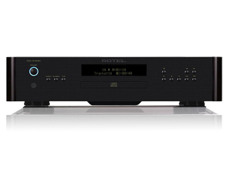 Rotel CD Player With 12 Volt Trigger Input In Black - RCD1572MK2B