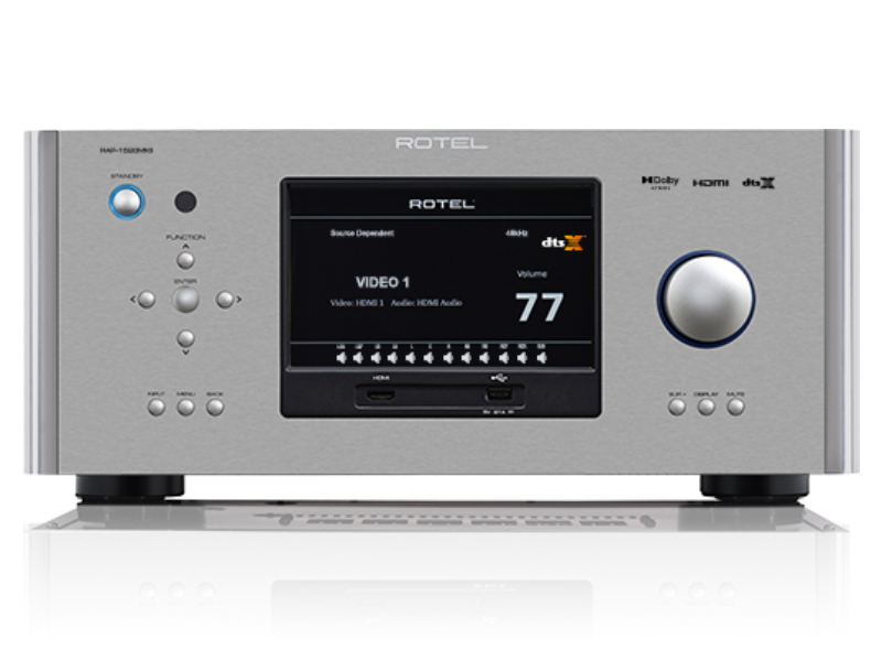Rotel RAP-1580MKII Surround Amplified Processor In Silver - RAP1580MK2S