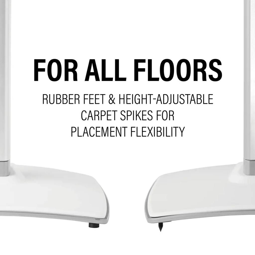 Sanus Height Adjustable Speaker Stand for Sonos Era 300 - WSSE3A2-W2