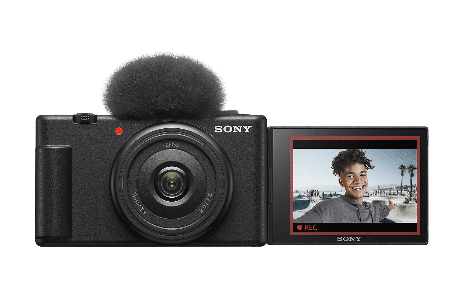 Sony Vlog Camera for Content Creators and Vloggers - ZV1F/B